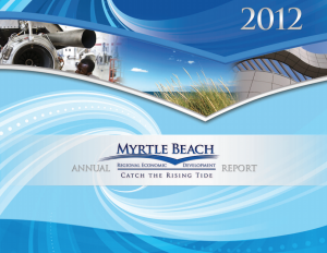 Myrtle Beach Regional Economic Development Corporation Annual Report 2012
